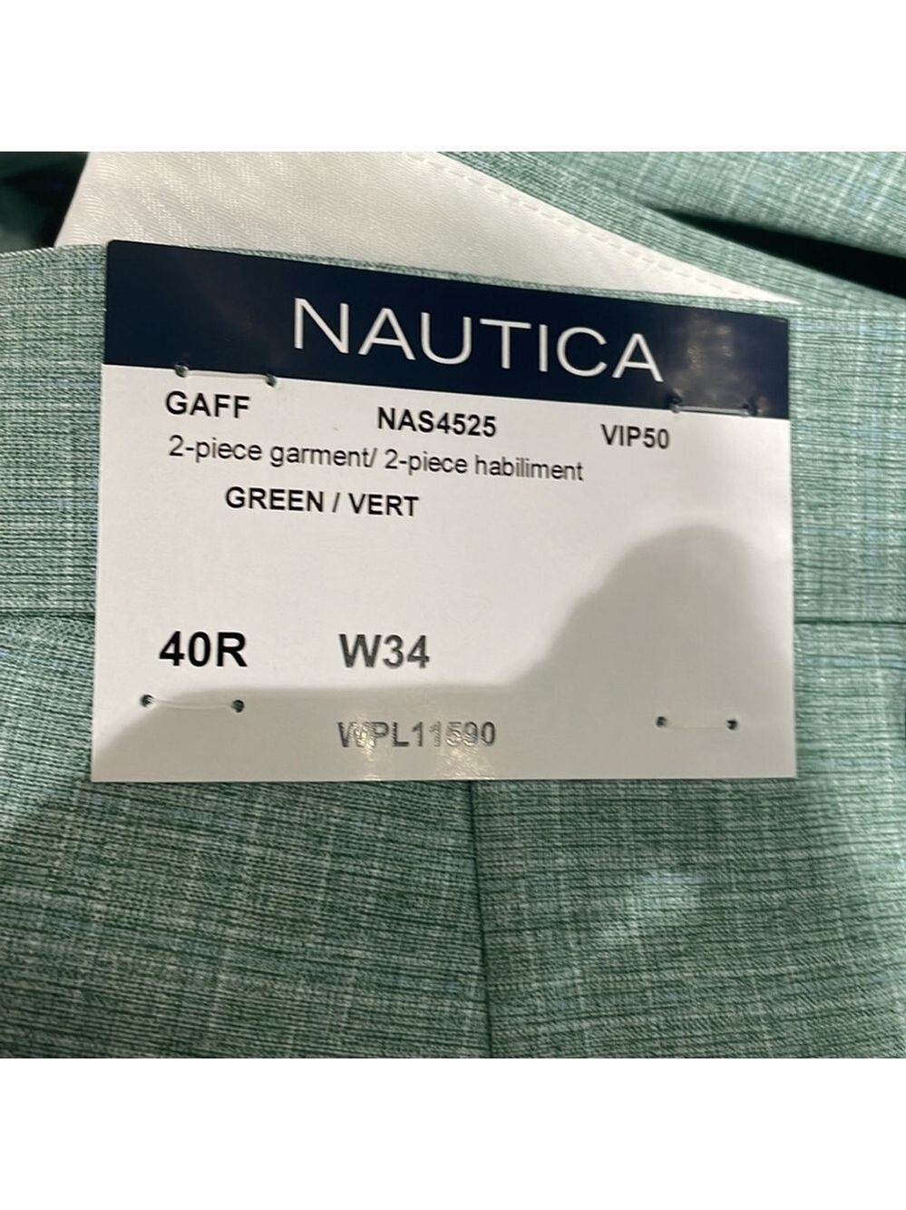 Nautica Men's Modern Fit 2 Piece Suit Jacket - NWT - Picture 8 of 9